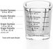 Мерный стакан 60 ml. Thickened Wall Glass для приготовление кофе эспрессо шот 15881 фото 3
