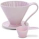 Пуровер Cafec Arita розовая сакура Ware Flower Dripper Cup4 Pink 15854 фото 1