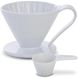 Пуровер Cafec Arita біла магнолія Ware Flower Dripper Cup4 White 15852 фото 1