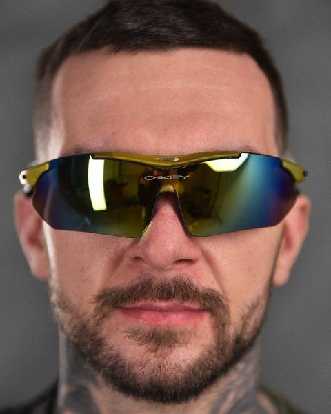 Окуляри тактичні захисні в чохлі Oakley M-Frame Hybride Балістичні окуляри mtk 86975 фото