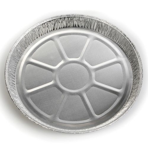 Тарелка круглая из алюминиевый пресс-формы 25 см; высота 1,5 см, в упаковке 25 шт. 260 фото