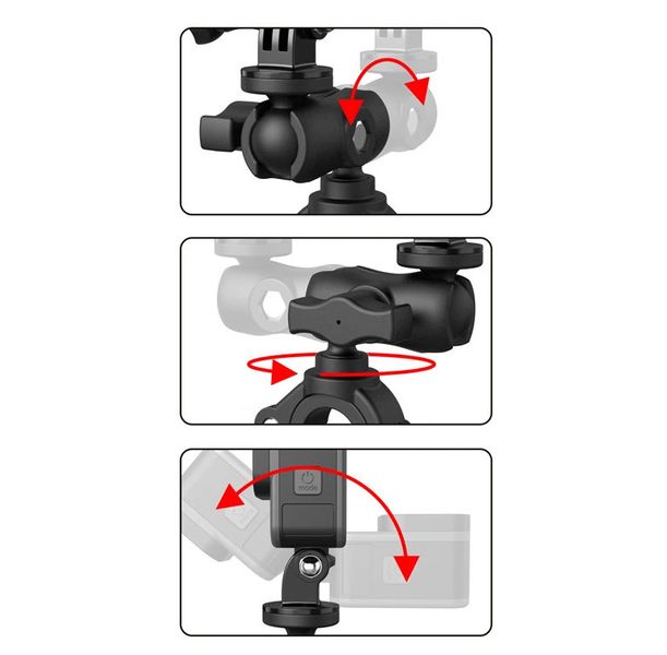 Кріплення на кермо труби для екшн-камери шарнірне AC Prof HQS-NEW-KIT-M05 4106 фото