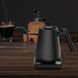 Чайник Hughes 1 л. електричний для кави Чорний Wood 300502 фото 7