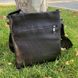 Кожаная мужская сумка планшетка черная полевая барсетка из натуральной кожи 778Ч фото 6