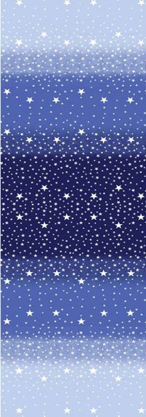 Постельное бельё, бязь GOLD, двуспальный комплект, мелкие звёзды на синем фоне 663 фото