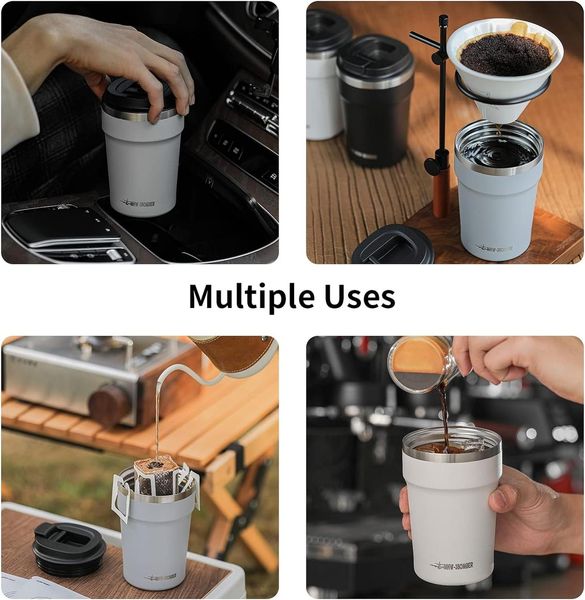 Термочашка 360 мл. MHW-3Bomber Vacuum Coffee Mugs Черный M5718B фото