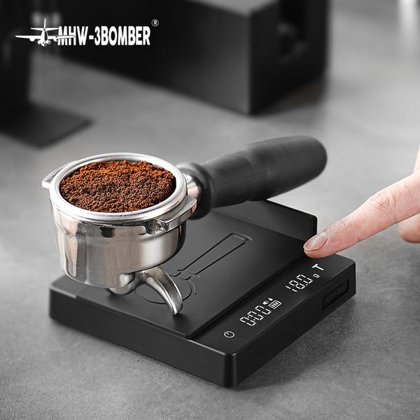 Ваги для кави MHW-3BOMBER Сube Mini Чорний для еспресо ES6029B фото
