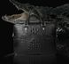 Мужская кожаная сумка портфель для документов в стиле рептилии 1368 фото 1