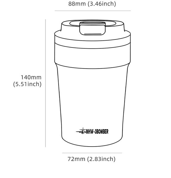 Термочашка 360 мл. MHW-3Bomber Vacuum Coffee Mugs Зеленая M5714GN фото