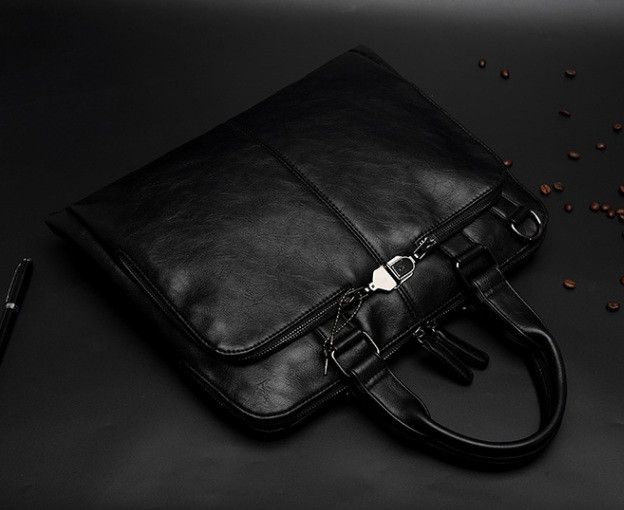 Мужская сумка для ноутбука эко кожа, мужской портфель под ноутбук, планшет, лаптоп, макбук 354МК фото