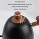 Чайник Reda Pro 800 ml електричний для кави Чорний Wood B31107 фото 6