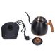 Чайник Reda Pro 800 ml електричний для кави Чорний Wood B31107 фото 9