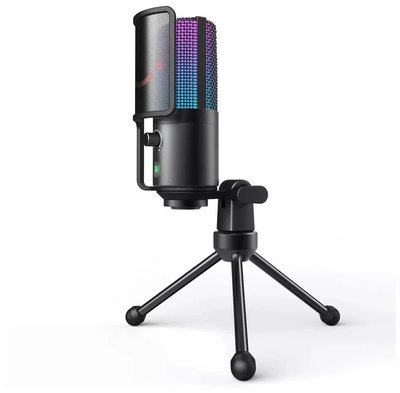 Мікрофон конденсаторний для стриму з поп-фільтром Fifine K669 Pro2 3640 фото