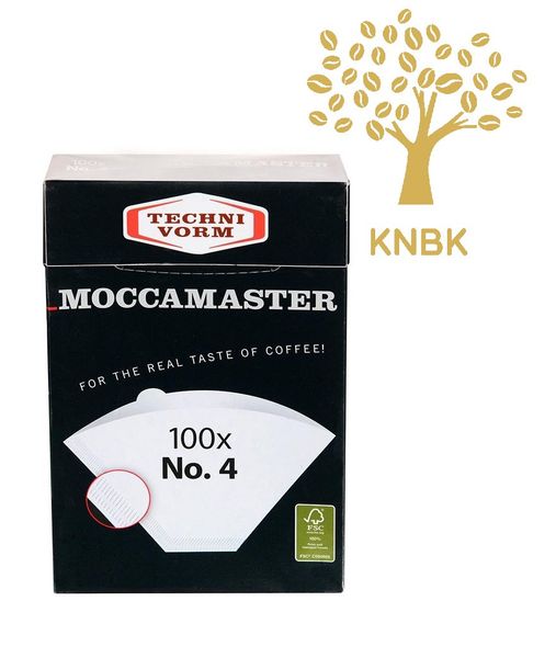 Фільтри Moccamaster #4 White Paper Filters для кави №4 85022 фото