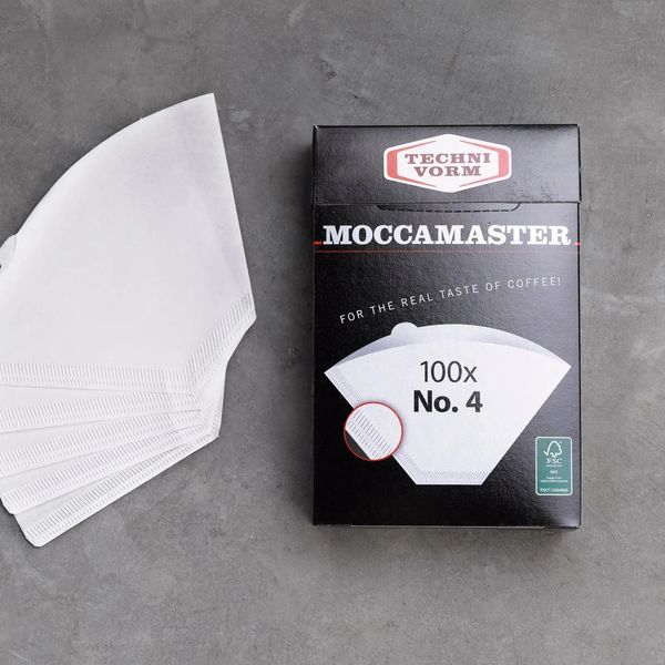 Фильтры Moccamaster #4 White Paper Filters для кофе №4 85022 фото