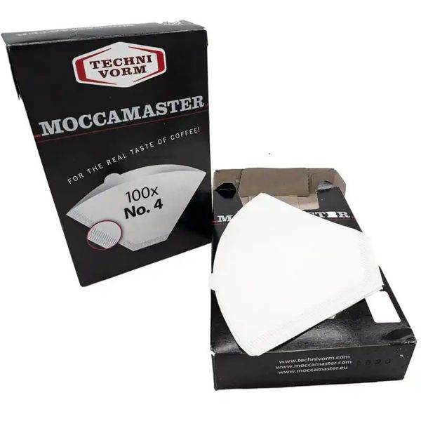 Фильтры Moccamaster #4 White Paper Filters для кофе №4 85022 фото