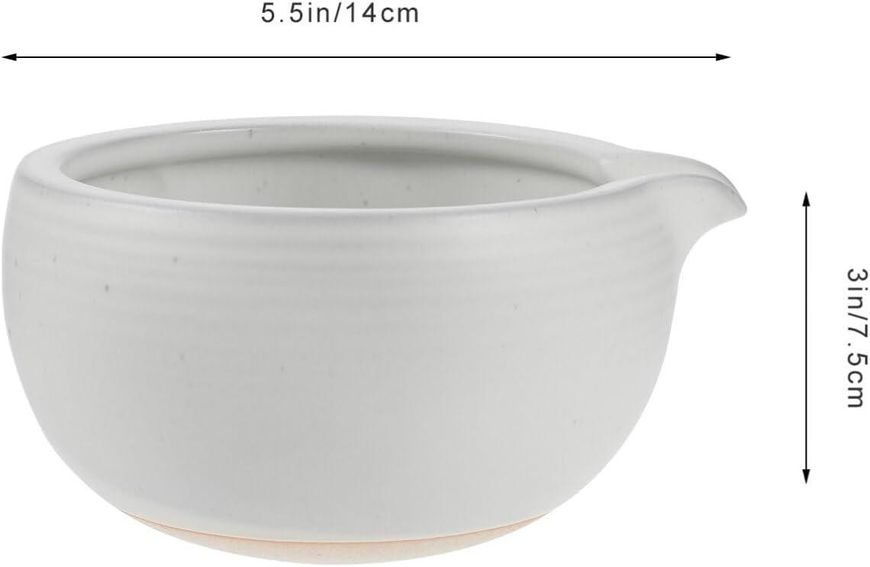 Чаван Katakuchi Matcha Bowl White носиком Катакучи #5 30095 фото