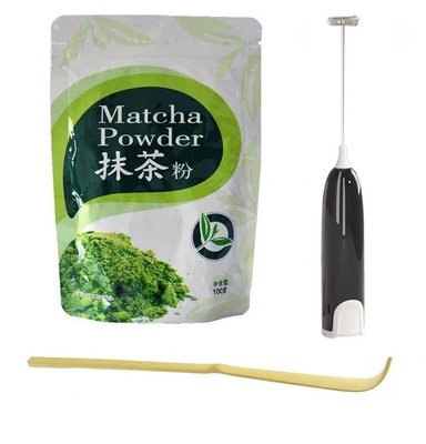 Набір TM Matcha Powder 100 г для приготування матча з капучинатором 15432 фото
