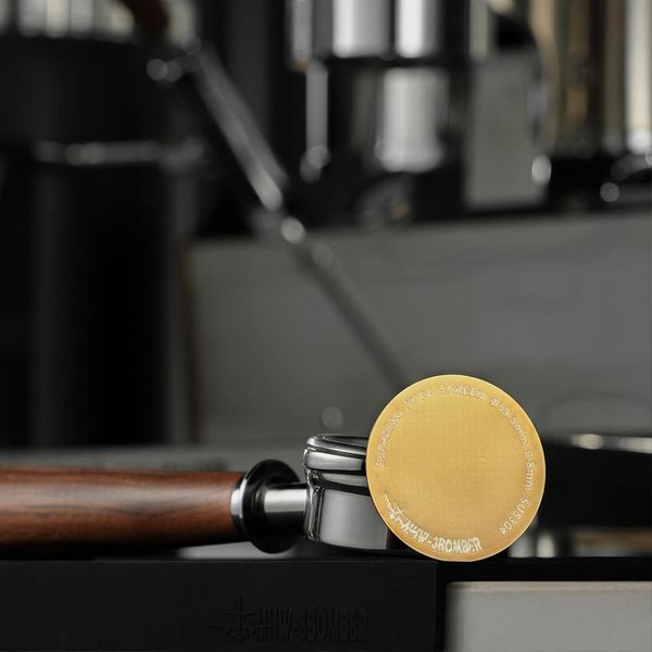 Улучшайзер для кофе 58 mm. MHW-3Bomber Puck Screen Сито для эспрессо Titanium Gold FG5587 фото