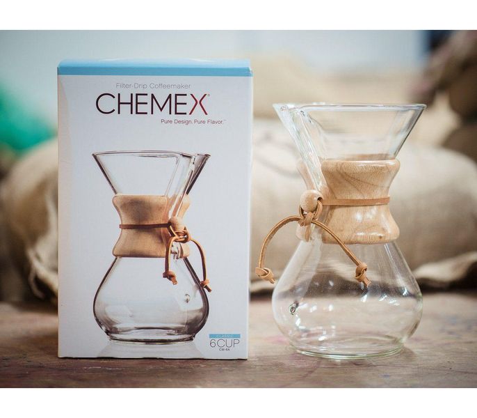 Кемекс для кофе Chemex Six Сup 990 мл. 6cup CM-6A фото