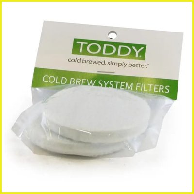 Войлочные многоразовые фильтры Toddy белые 2 шт. для Тодди колд брю на 2 л. THMFF12H фото