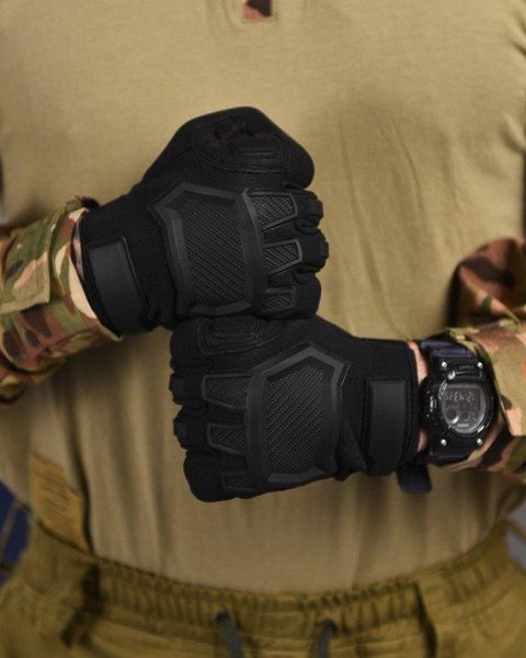 Тактичні рукавички M-Pact black M 13427 фото