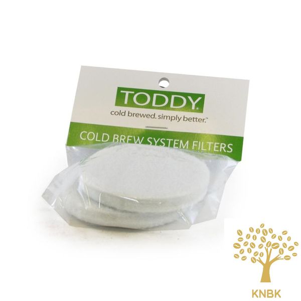 Войлочные многоразовые фильтры Toddy белые 2 шт. для Тодди колд брю на 2 л. THMFF12H фото