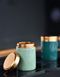 Баночка Синя Retro Packaging керамічна для зберігання чаю та матчі 18838 фото 6
