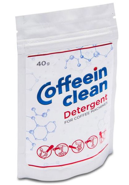 Порошок для чистки кофейных масел 40 гр. Coffeein clean DETERGENT 13991 фото