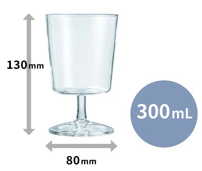 Келих Hario Glass Goblet 300 ml з боросилікатного скла S-GG-300 фото