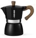Кофеварка гейзерная MHW-3BOMBER 150 мл. Espresso Maker Moka Pot Черная M5813B фото 1