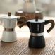 Кофеварка гейзерная MHW-3BOMBER 150 мл. Espresso Maker Moka Pot Черная M5813B фото 2