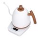 Чайник Reda Pro 800 ml електричний для кави Білий Wood 300500 фото 1