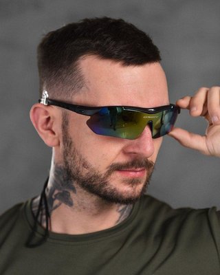 Очки тактические защитные в чехле Oakley M-Frame Hybride Баллистические очки 15169 фото