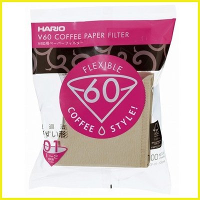 Фільтри Hario 01 100 шт. Натуральні Харіо V60 для кави VCF-01-100M фото