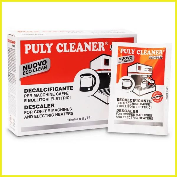 Порошок для декальцинации кофемашин Puly Cleaner Descaler Crystals 10 доз 13984 фото