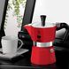 Гейзерная кофеварка Bialetti 130 мл. 3 чашки Красная 14240 фото 7