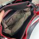 Женская замшевая сумочка на плечо под рептилию с красными вставками, сумка замша 1093КР фото 7