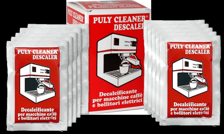 Порошок для декальцинації кавоварок Puly Cleaner Descaler Crystals 10 доз 13984 фото