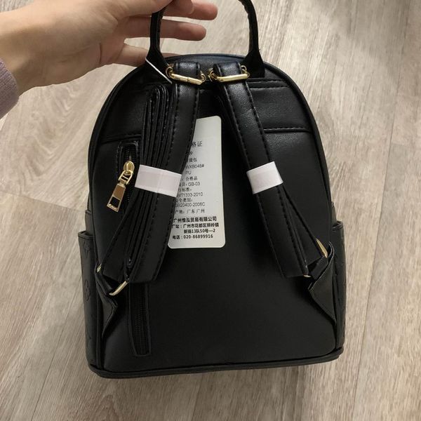 Модный детский мини рюкзак и модный рюкзачок для девочек Черный 516А фото