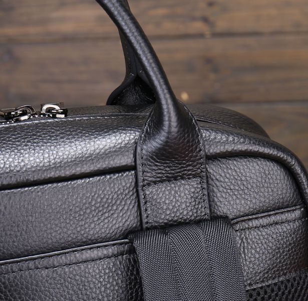 Большой мужской кожаный рюкзак сумка 2 в 1 трасформер, сумка-рюкзак для мужчин из натуральной кожи 1410С фото