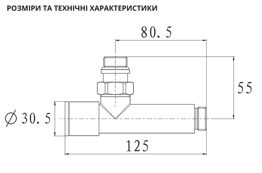 Угловой кран для полотенцесушителя Raftec 1/2 "х1/2" удлиненный бронза комплект 2шт 25-530430-4012 фото