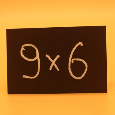 Цінник крейдяний 9x6 см для написів крейдою і маркером. Чорний Цінник Метал 14666 фото