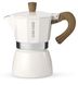 Кофеварка гейзерная MHW-3BOMBER 150 мл. Espresso Maker Moka Pot Белая M5814W фото 1