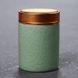 Баночка Зеленая Retro Packaging керамическая для хранения чая и матчи 18840 фото 2