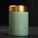 Баночка Зелена Retro Packaging керамічна для зберігання чаю та матчі 18840 фото 1