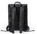Мужской плетеный городской рюкзак большой и вместительный черный 1194 фото 9