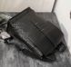 Мужской плетеный городской рюкзак большой и вместительный черный 1194 фото 2