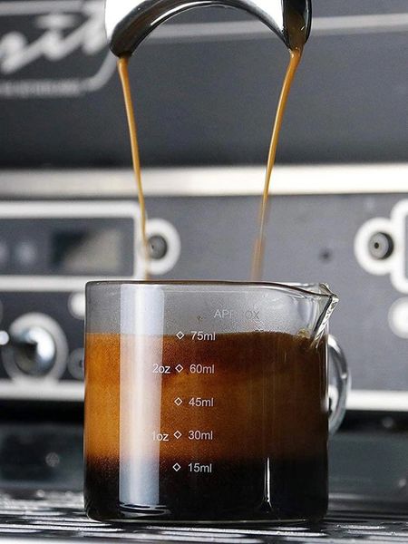 Вершкове для кави еспресо 75 мл. Approx 2 носика Скло З позначками 15064с фото