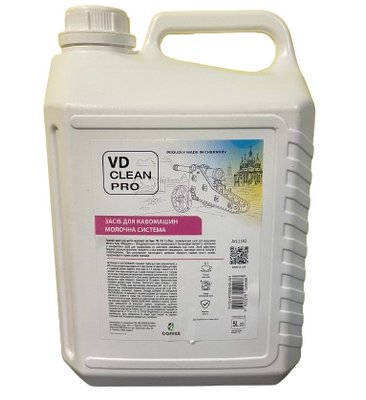 Рідина VD Clean PRO 5 літр Концентрат для очищення молочної системи кавомашин 30128 фото